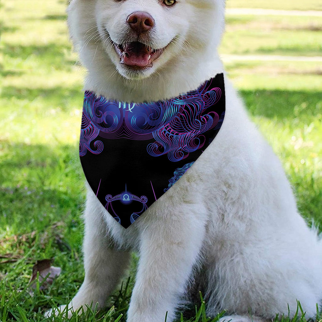 Virgo And Astrological Signs Print Over The Collar Dog Bandana