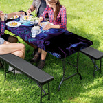 Virgo And Astrological Signs Print Picnic Table Cover