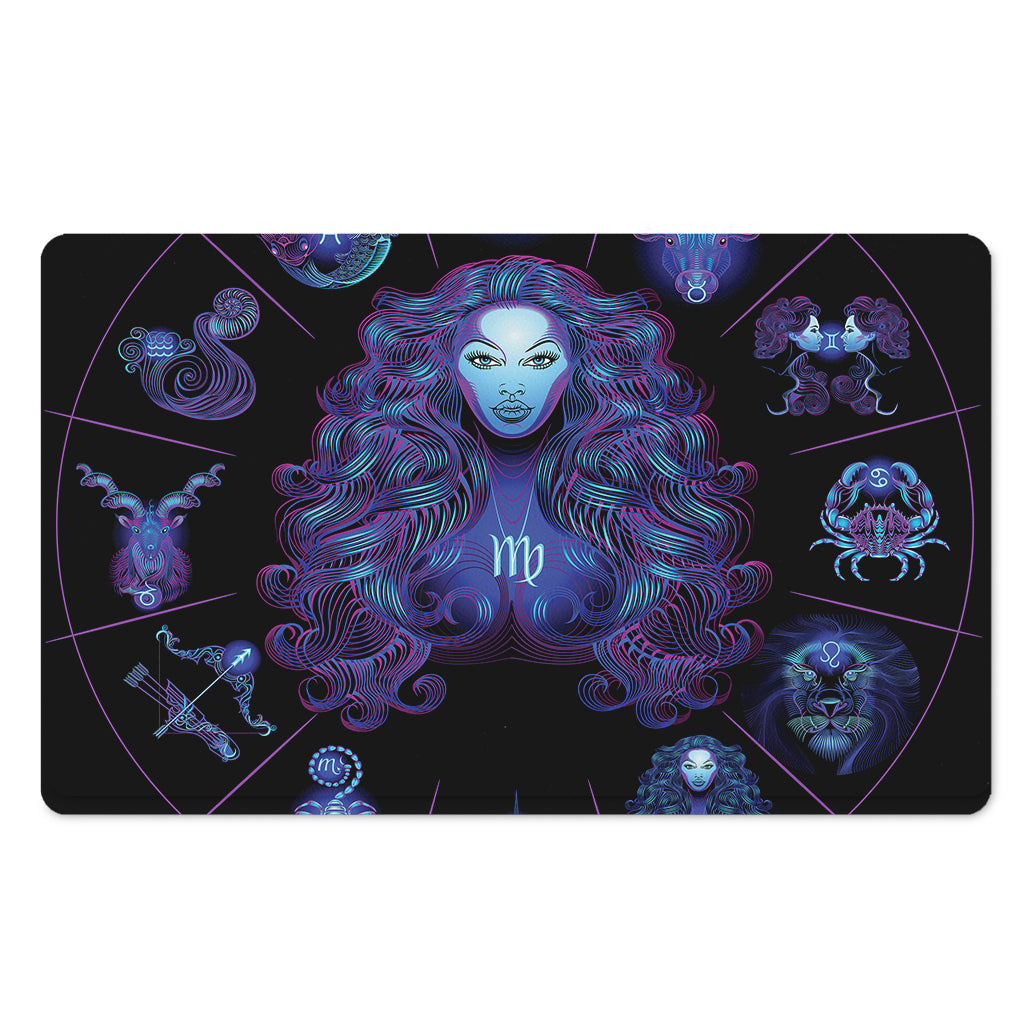 Virgo And Astrological Signs Print Polyester Doormat