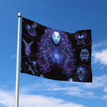 Virgo And Astrological Signs Print Polyester Flag