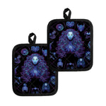 Virgo And Astrological Signs Print Pot Holders