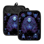 Virgo And Astrological Signs Print Pot Holders With Pocket
