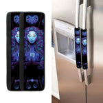 Virgo And Astrological Signs Print Refrigerator Handle Covers