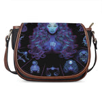 Virgo And Astrological Signs Print Saddle Bag