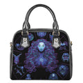 Virgo And Astrological Signs Print Shoulder Handbag