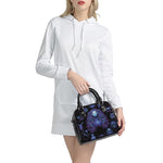 Virgo And Astrological Signs Print Shoulder Handbag