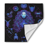 Virgo And Astrological Signs Print Silk Bandana