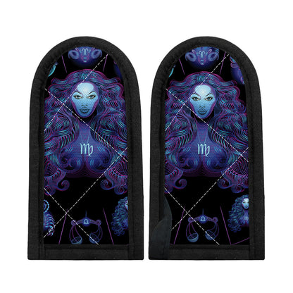 Virgo And Astrological Signs Print Skillet Handle Cover
