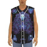 Virgo And Astrological Signs Print Sleeveless Baseball Jersey