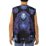 Virgo And Astrological Signs Print Sleeveless Baseball Jersey