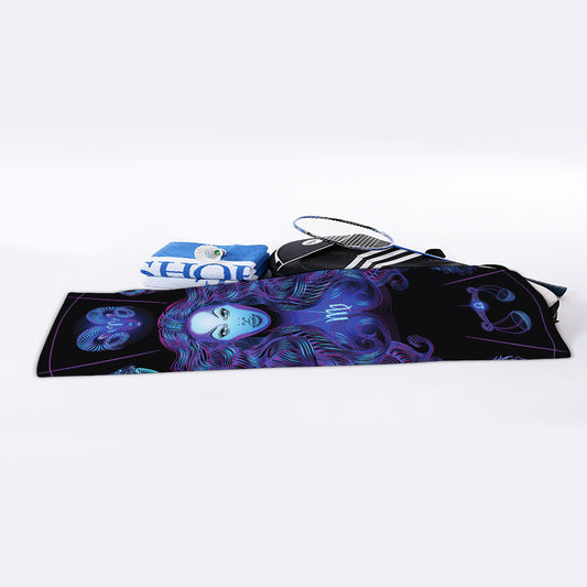 Virgo And Astrological Signs Print Sports Towel