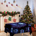 Virgo And Astrological Signs Print Tablecloth