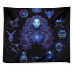 Virgo And Astrological Signs Print Tapestry