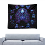 Virgo And Astrological Signs Print Tapestry