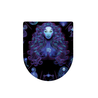 Virgo And Astrological Signs Print Toilet Lid Cover