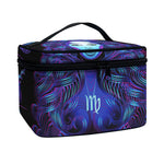 Virgo And Astrological Signs Print Travel Makeup Bag