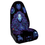 Virgo And Astrological Signs Print Waterproof Car Seat Cover