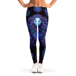Virgo And Astrological Signs Print Women's Leggings
