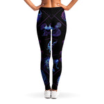 Virgo And Astrological Signs Print Women's Leggings