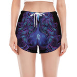 Virgo And Astrological Signs Print Women's Split Running Shorts