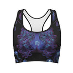 Virgo And Astrological Signs Print Women's Sports Bra