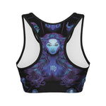 Virgo And Astrological Signs Print Women's Sports Bra
