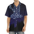 Virgo Constellation Print Aloha Shirt