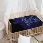 Virgo Constellation Print Baby Crib Sheet