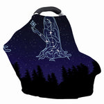 Virgo Constellation Print Baby Seat Cover