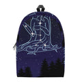 Virgo Constellation Print School Backpack