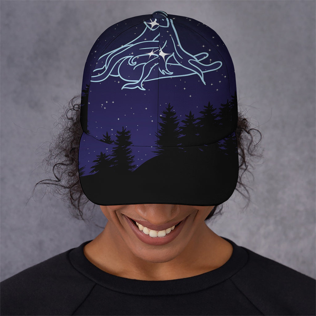 Virgo Constellation Print Baseball Cap