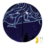 Virgo Constellation Print Basketball