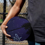 Virgo Constellation Print Basketball