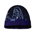 Virgo Constellation Print Beanie