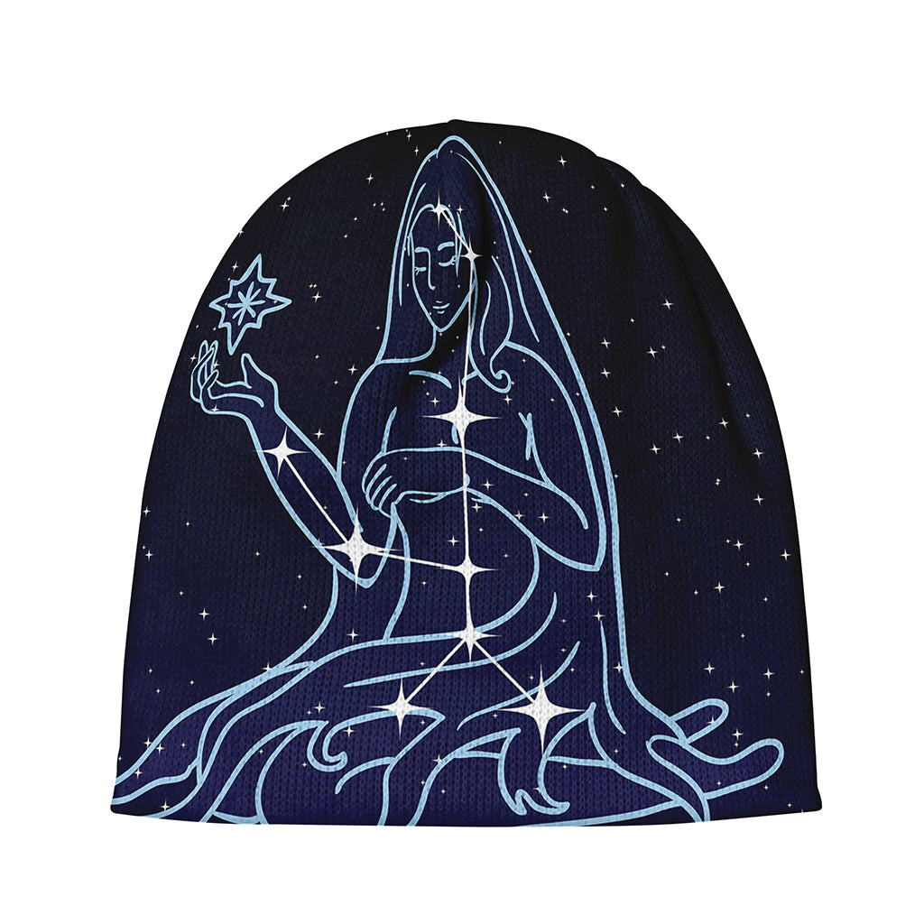 Virgo Constellation Print Beanie