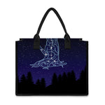 Virgo Constellation Print Canvas Tote Bag