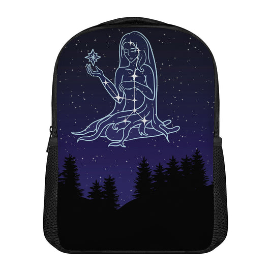 Virgo Constellation Print Casual Backpack