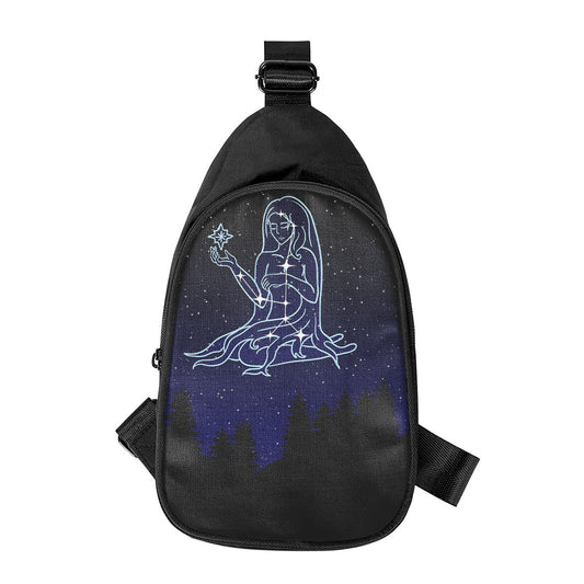 Virgo Constellation Print Chest Bag