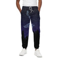 Virgo Constellation Print Cotton Sweatpants