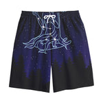 Virgo Constellation Print Cotton Shorts