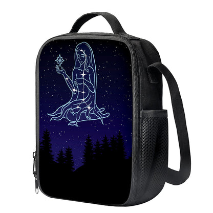 Virgo Constellation Print Crossbody Lunch Bag