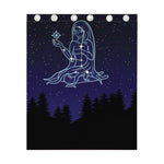 Virgo Constellation Print Curtain