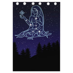 Virgo Constellation Print Curtain