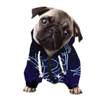 Virgo Constellation Print Dog Zip Up Hoodie