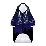 Virgo Constellation Print Dog Zip Up Hoodie