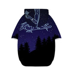 Virgo Constellation Print Dog Zip Up Hoodie