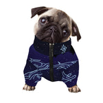 Virgo Constellation Print Dog Zip Up Jacket