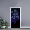 Virgo Constellation Print Door Sticker