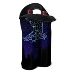 Virgo Constellation Print Double Neoprene Wine Tote