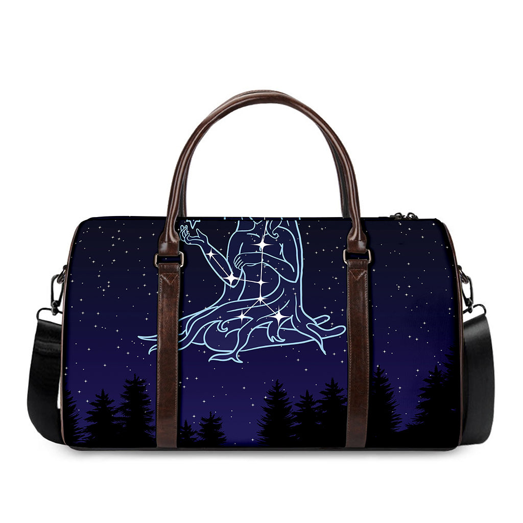 Virgo Constellation Print Duffle Bag